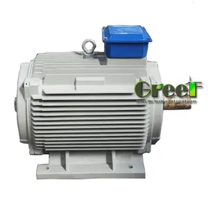 3 150KW 3000RPM Baixo Rpm AC Trifásico Síncrono Gerador de Imã Permanente/Alternador para a energia eólica e hídrica