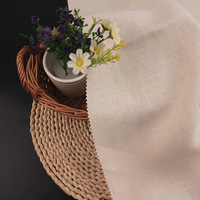 Tissu Habutai 100% Lin Large Largeur Extra Large 230GSM Teint Écologique Tricoté Résistant à l'Abrasion pour Textile de Maison Literie Vêtement