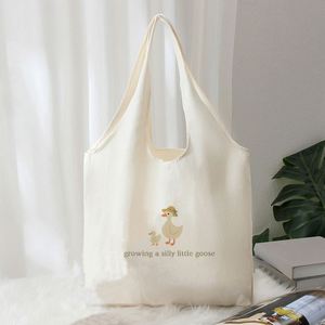 Bolsa de Lona con Estampado para Regalo, Bolso de Hombro Literario, Bolso de Mano Harajuku para Viaje, Regalo para Ella, Regalo de Viaje - Product Image 1