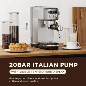 <span class=keywords><strong>Machine</strong></span> à café expresso MIELUX <span class=keywords><strong>Barista</strong></span> <span class=keywords><strong>Cafe</strong></span> 20 bars, petite <span class=keywords><strong>machine</strong></span> à café Dedica Sperso, <span class=keywords><strong>machine</strong></span> à expresso - Product Image 5