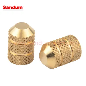M3 M4 M5 M6 M10 Copper Blind Threaded Insert Molded In Threaded Insert With Blind End