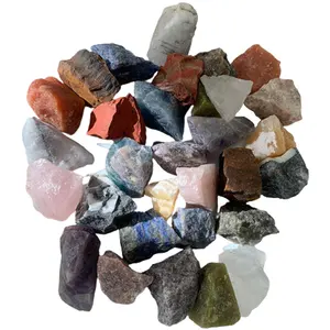Natural Raw Stone Crystal Rough Gemstone Unpolished Mineral Irregular Chakra Reiki Healing Stones for Gift