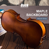 Violon d'étudiant en bois d'épicéa mat OEM ODM allemand 1/16 1/10 1/8 1/4 1/2 3/4 4/4 en gros