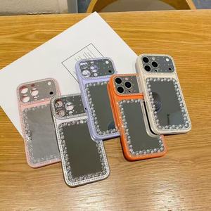 Funda de Lujo con Purpurina, Cristales, Diamantes y Perlas para <span class=keywords><strong>iPhone</strong></span> 18 17 16 15 14 13 12 11 Pro Max - Product Image 2