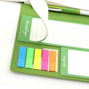 Carnet de notes, journal, agenda et planificateur de qualité, simple et pratique, pour l'école et le bureau, avec un ensemble de notes adhésives, idéal comme article promotionnel - Product Image 5