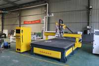 Machine de fraisage CNC ATC 3 axes robuste avec commande Syntec/RichAuto, broche 9,0 kW, caméra CCD, moteur et pompe pour le travail du bois/métal