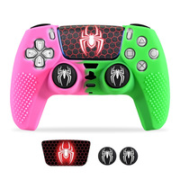 Vente flash - Coque de protection en silicone double couleur personnalisée de marque OEM pour manette de jeu sans fil