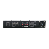 Hochwertige Leistungsstarke 60W 120W 180W 240W PA-Soundanlage/Verstärker/Lautsprecher mit Mixer-Verstärker, MP3, BT und FM-Tuner