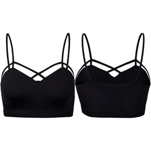 New Model Women's Yoga Sports <b>Bra</b>-Breathable Lightweight High Support Crisscross Straps V-neck Four-Way <b>Stretch</b> Shock-Absorbing - Product Image 2