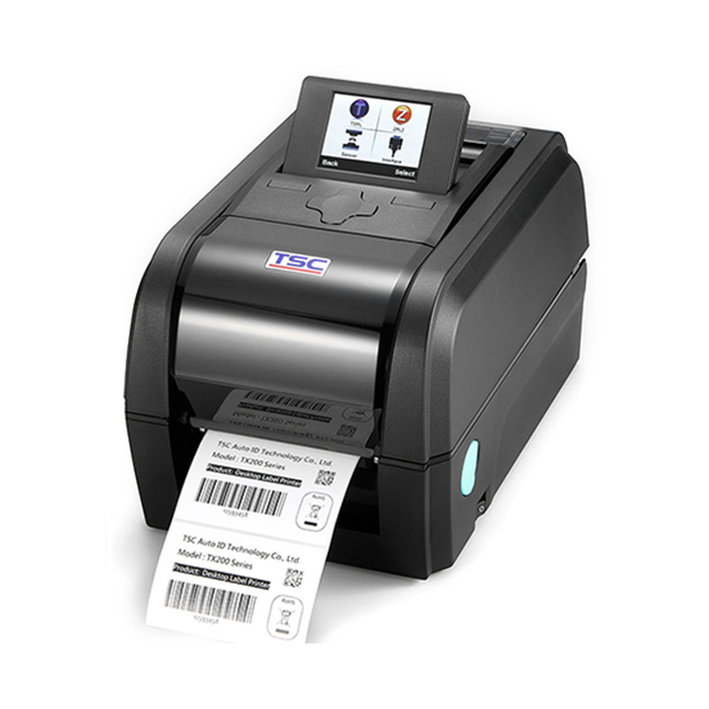 TSC Brand Easy Media Loading Printer TSC TX610 600dpi Thermal Transfer Barcode Label Printer with LED Screen
