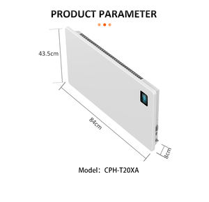 1500W Smart WiFi Convector Heater Portable Electric Metal Panel Heater with Remote Controller CE/CB/EM Certified for <strong>UK</strong> Plug - Product Image 6