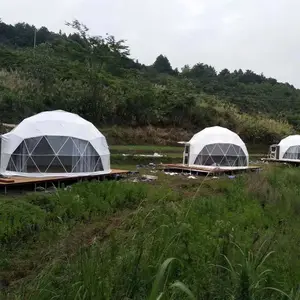 ברור גג איגלו זכוכית Domo בתי חיצוני שקוף גן כיפת אוהל למכירה