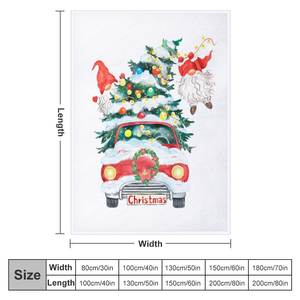 Manta de invierno de poliéster 100%, 50x60 pulgadas, suave y cómoda, manta de aire acondicionado de oficina de punto navideño - Product Image 5