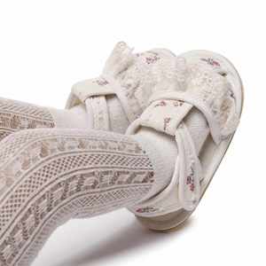 <span class=keywords><strong>Sandalias</strong></span> de Encaje con Volantes Florales para Niña Pequeña, Antideslizantes, Suela Blanda, para Interiores y Exteriores, <span class=keywords><strong>Primeros</strong></span> <span class=keywords><strong>Pasos</strong></span> - Product Image 2