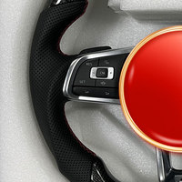 Volant de direction de style sport pour Volkswagen Golf 7.5 GTI MK7 Polo GTS GTD GTE R Passat CC R-Line en fibre de carbone