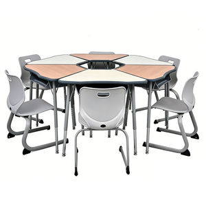 Muebles Modernos Profesionales para Aulas, Conjunto de Mesa y Sillas Colaborativas para Universidad o <span class=keywords><strong>Colegio</strong></span> - Product Image 3