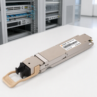 Transceiver optique 800G OSFP224 SR8 2xSR4 à ailettes PAM4 850nm 50m MMF Double MTP/MPO-12 APC DOM pour centre de données InfiniBand NDR