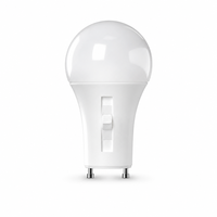 Ampoule LED GU24 6W 10W 12W 15W A19 400-1600LM 2700K-6500K CRI 90 Dimmable Corps en Aluminium et PC pour Ventilateur de Plafond et Éclairage de Cuisine