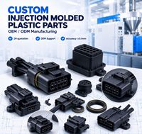 Boîtier de connecteur de câblage automobile en plastique, structure renforcée, coque de connecteur en plastique technique, développement de moules sur mesure