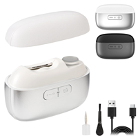 Nouveau coupe-ongles électrique universel rechargeable 2026 avec lumière LED, polisseuse et rangement intégré