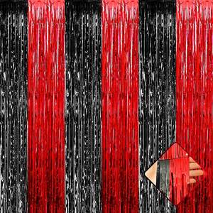 Shimmering High-Density PET 1.6 Silk Shimmering Foil <strong>Door</strong> Curtain PET Metallic <strong>Streamers</strong> for Graduation Parties - Product Image 1
