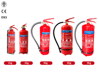 Prix de gros usine Extincteur à poudre sèche ABC 40% grande capacité 6KG 9KG 12KG