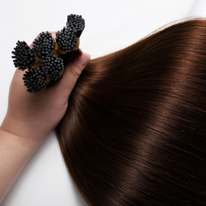 Extensions de cheveux de qualité supérieure, cheveux vierges Remy, cuticules alignées, pointe en I, 100% cheveux humains vierges Remy, pointe en kératine - Product Image 5