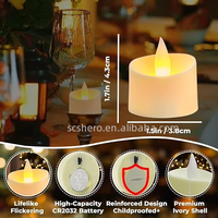 Bougie pilier LED sans flamme réaliste, écologique, avec télécommande, fabrication artisanale, technologie double LED brevetée, alimentation par piles, décoration d'intérieur