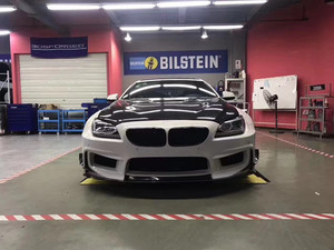 ZNDR for <b>6</b> <b>Series</b> M6 F12 F13 Carbon Fiber Body Kit New Condition Self-adhesive Replacement PD Style Front/Rear Bumpers & Hood - Product Image 4