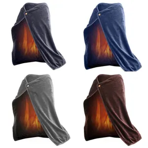 USB Rechargeables Couverture Chauffante, Shawl Pad Electric Heating Blanket Home Warming Knee Mattress Warm Body Blanket/