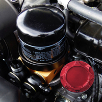 Bouchon de réservoir d'huile moteur en aluminium avec logo personnalisé M42x4.5 pour Subaru Forester WRX STI Outback BRZ Toyota 86/GR86
