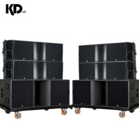 Haut-parleur passif Line Array KD-2/KD-28 4/8 Ohm 35Hz-20kHz(-10 dB)/25Hz-150Hz Double subwoofer de 18 pouces