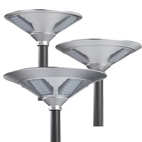 Lumières solaires de jardin UFO Design LED lumières paysagères étanches IP65 pour les lampadaires intégrés au parc communautaire