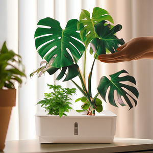 Hydroponic Grow Box Kit Self Watering Planter Pots Window Box Hydroponics Modern Decorative Planter Pot