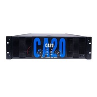 Amplificateur de puissance professionnel pour DJ, 2 canaux, 1500W, CA20 8/4 ohms, impédance, boîtier métallique, classe H, 3U, conception passive, pour extérieur