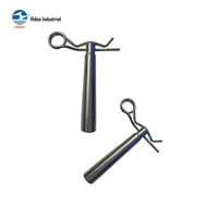 HIDEA Commande en gros de attaches à ressort en acier au carbone ou en acier inoxydable de 2 mm à 8 mm, clips en forme de R, goupilles de sécurité, épingles à cheveux avec œillet