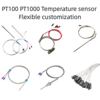 Sonde de température de surface de type précision RTD Pt100 Pt1000 avec adhésif, capteur de température