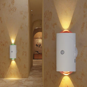 مغناطيس نوع الإصلاح C قابل لإعادة الشحن كشف الحركة ليلة RGB الملونة الجدار ضوء الليل المحيط للممر بوابة شرفة الحديقة - Product Image 1