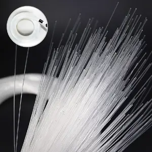 1.5mm * 3m * 200 adet PMMA sonu kızdırma fiber optik paket tavan yıldız ışığı araba yıldız tavan