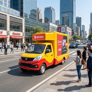 Camión Publicitario Metálico Personalizado, Tamaño de Camioneta Pequeña, Promoción <span class=keywords><strong>Comercial</strong></span> al Aire Libre, Mercado Estadounidense - Product Image 2