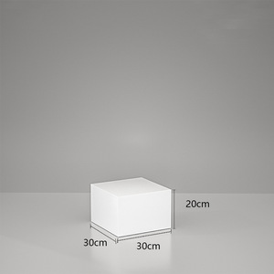 Bảo vệ môi trường trắng vuông hiển thị cao thấp tủ, kệ, sơn Triển Lãm Đứng, Acrylic, kim loại - Product Image 6