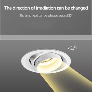 4 אינץ 12W CRI90 + Dimmable COB Downlight לבחירה 3CCT 3000K/4000K/5000K גבוה איכות שקוע LED Downlight 100-120V - Product Image 5