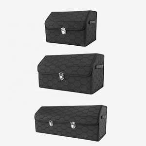 Trunk Organizer Collapsible Folding Car Storage Box Black Multi Color Multifunctional trunk storage box