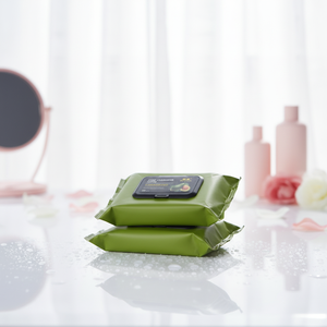 卸妆湿巾 60片 牛油果单次使用洁面卸妆巾 便携式洁面巾 - Product Image 1