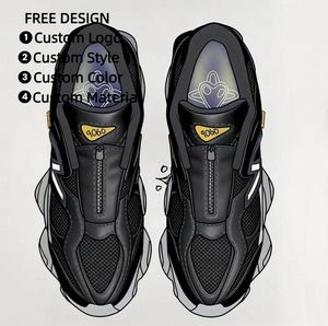 รองเท้าผ้าใบ NB9060 คุณภาพสูง ขายส่ง รองรับโลโก้สั่งทำ รองเท้าวิ่งสไตล์เรโทรสำหรับผู้ชายและผู้หญิง ระบายอากาศได้ดี ผลิตจากหนังและผ้าตาข่าย เหมาะสำหรับเดิน - Product Image 3