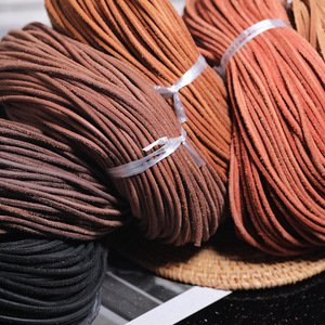Diy Leather Cord 3.0Mm Round Cowhide Yak Texture Eco Friendly <b>Bracelet</b> Necklace Weaving Material Jinhua Origin S0990 - Product Image 4