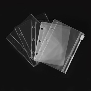 A9 chất kết dính Túi giao dịch Thẻ chơi game tay áo lưu trữ PP Album trang Lá lỏng lẻo 3 vòng chất kết dính Bộ sưu tập chủ tay áo chèn ảnh - Product Image 1