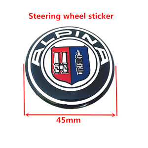 Emblema Adhesivo para Volante de Coche de 45 mm, Logotipo Decorativo para E46 E39 E38 E90 E60 Z3 Z4 X1 X2 X3 X4 X5 X6, Accesorios de Estilo - Product Image 2