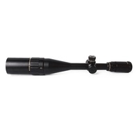 Lunette de visée BANGBANG réglable en aluminium multi-couches 6-24x50AOL longue portée avec point rouge optique pour la chasse et l'observation tactique