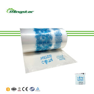 Rollos de bolsas de plástico con impresión <span class=keywords><strong>completa</strong></span> de logotipo de diseño personalizado, <span class=keywords><strong>película</strong></span> de agua para bolsita, máquina de llenado de agua - Product Image 4